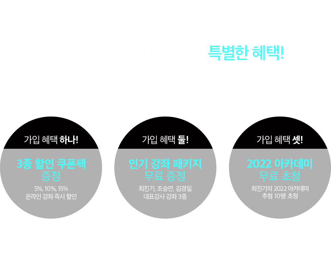 신규가입 회원에게 드리는 특별한 혜택!